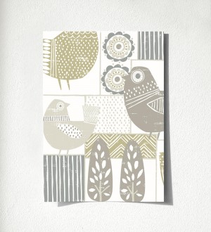 Muestra de papel pintado Scandi Birds 679408 Scandi Birds 679408