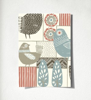 Muestra de papel pintado Scandi Birds 679409 Scandi Birds 679409