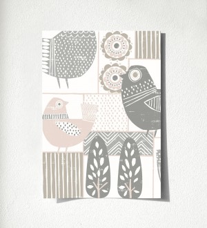 Muestra de papel pintado Scandi Birds 679407 Scandi Birds 679407