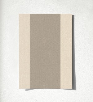 Papel pintado rayas tostado y marrón imitación textil Raya Connor 451834