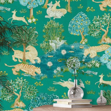 Papel pintado tapiz jardín imperial estilo hindú Imperial Garden 127750