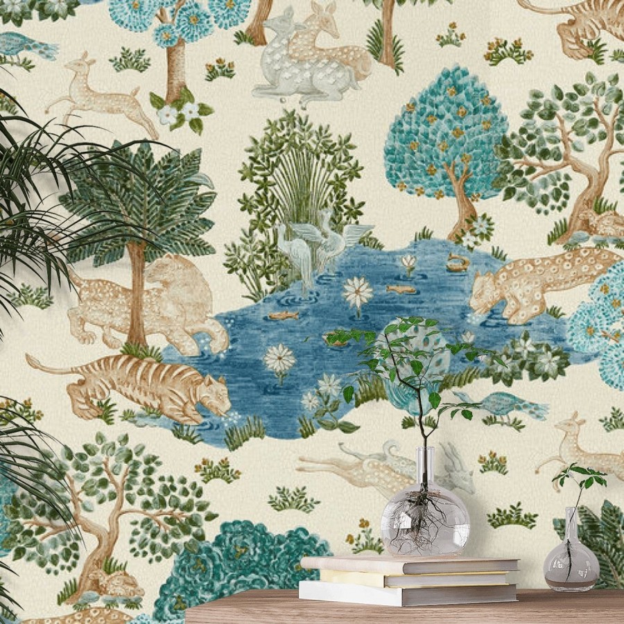 Papel pintado tapiz jardín imperial estilo hindú Imperial Garden 127751