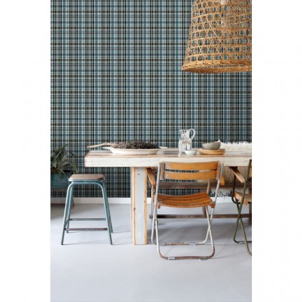 Papel pintado cuadros escoceses Goodman 677070