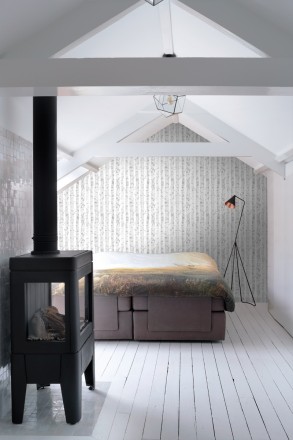 Papel pintado troncos de árboles estilo nórdico Baltic Hills 677382