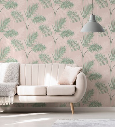 Papel pintado de hojas de palmeras Hawaii Palms 680913