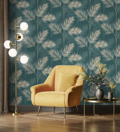 Papel pintado de hojas de palmeras Hawaii Palms 680912