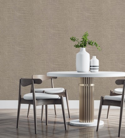 Papel pintado piel de cocodrilo caimán africano Maseru 6737