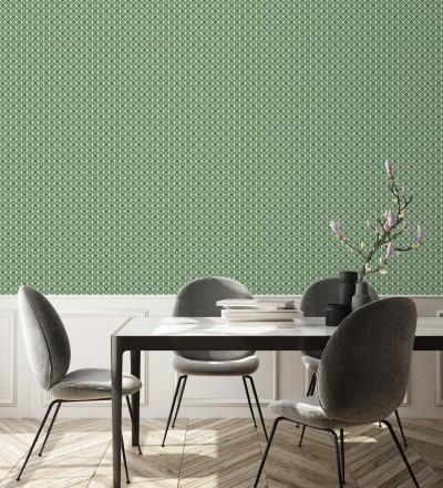 Papel pintado celosía con tramado de diamante Diamond Lights 680766