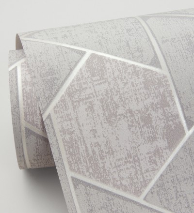 Papel pintado hexágonos geométricos modernos Albert Museum 680828