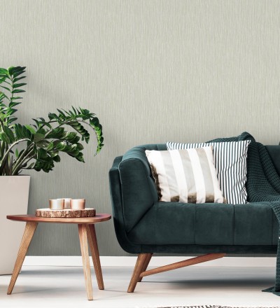 Papel pintado rayado con textura estilo tonos beige Belize 679540