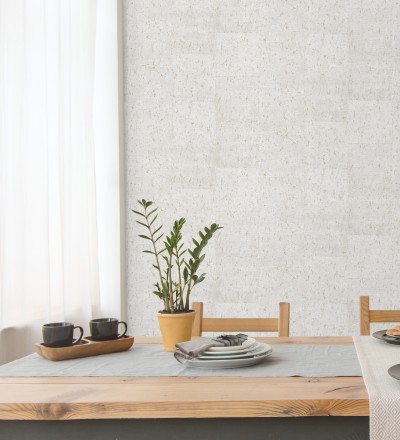 Papel pintado efecto placas de corcho texturizado Padova 679363