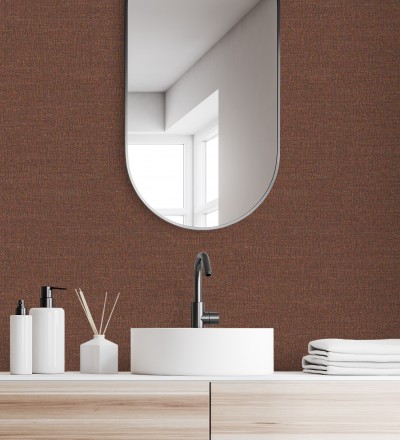 Papel pintado efecto tela de lino jaspeada texturizada Liverpool 681033