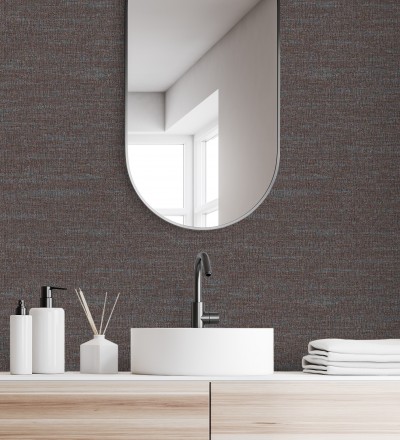Papel pintado efecto tela de lino jaspeada texturizada Liverpool 681035