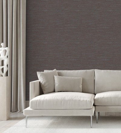 Papel pintado efecto tela de lino jaspeada texturizada Liverpool 681035