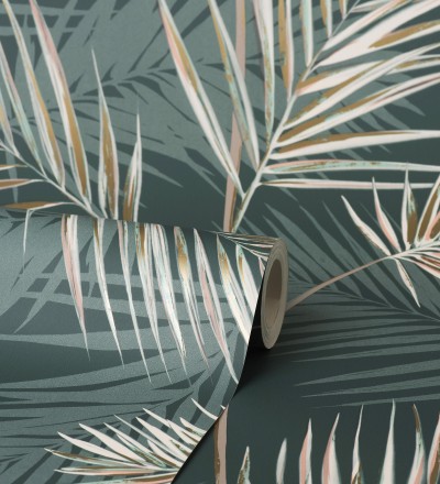 Papel pintado de hojas de palmeras Hawaii Palms 680912