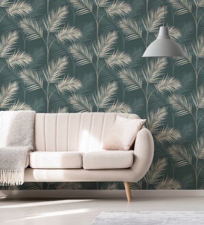 Papel pintado de hojas de palmeras Hawaii Palms 680912