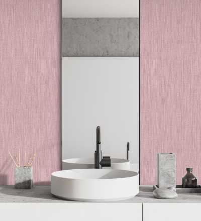 Papel pintado liso texturizado imitando al textil Payton 680675