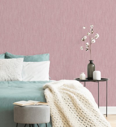 Papel pintado liso texturizado imitando al textil Payton 680675