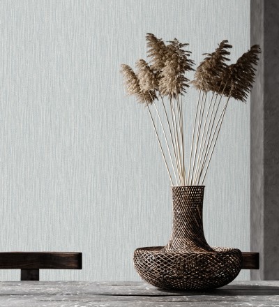 Papel pintado liso texturizado imitando al textil Payton 680680