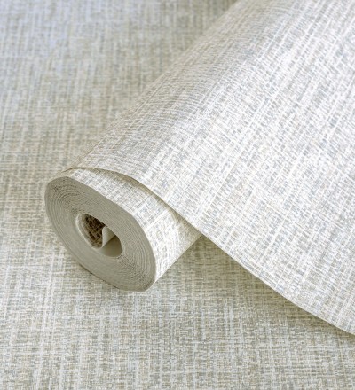 Papel pintado imitación fibras de algodón jaspeadas Kilamba 681014