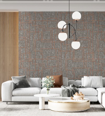 Papel pintado de líneas geométricas modernas Allure Lines 681634