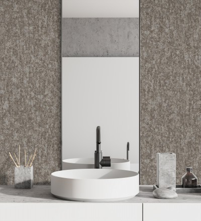 Papel pintado textura de piedra industrial con relieve Allure Texture 681638
