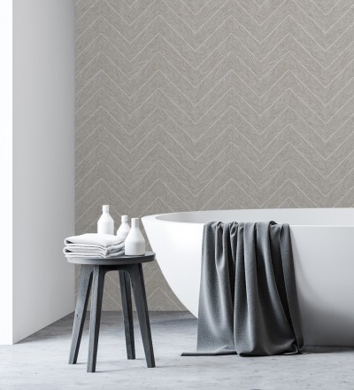 Papel pintado de espigas en relieve con efecto nacarado Dethon Spike 681643