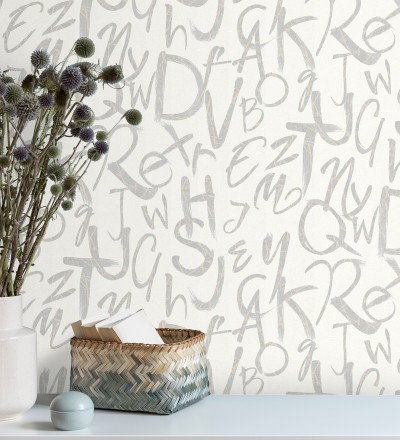 Papel pintado con letras estilo lettering Freehand Letters 676310