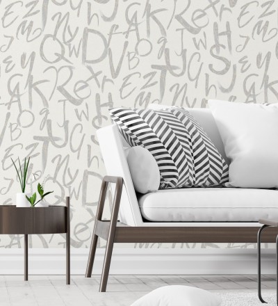 Papel pintado con letras estilo lettering Freehand Letters 676310