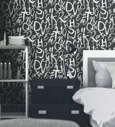 Papel pintado con letras estilo lettering Freehand Letters 676312