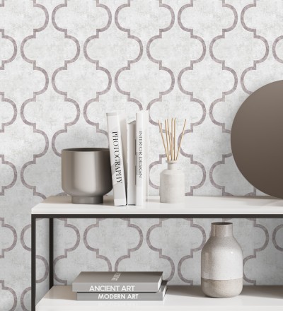 Papel pintado geométrico estilo finlandés Helsinki Ornaments 676314