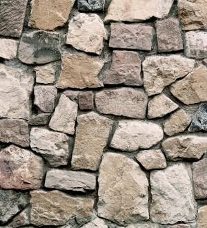 Papel pintado muro de piedra rústico Salonio 453840