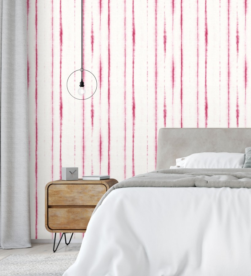 Papel pintado de rayas estilo tropical  Soho House 680814