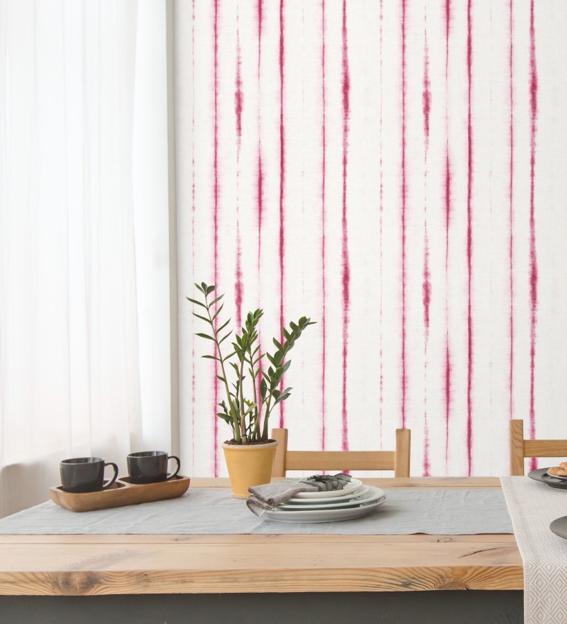 Papel pintado de rayas estilo tropical  Soho House 680814