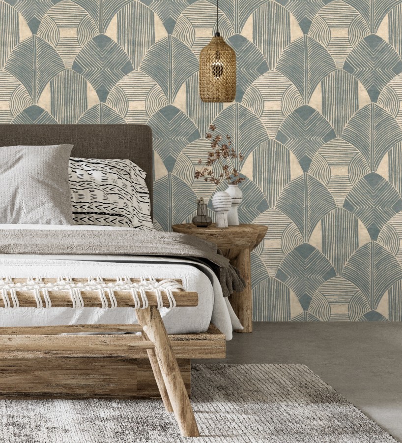 Papel pintado geométrico de estilo étnico   Beirut Palace 680852