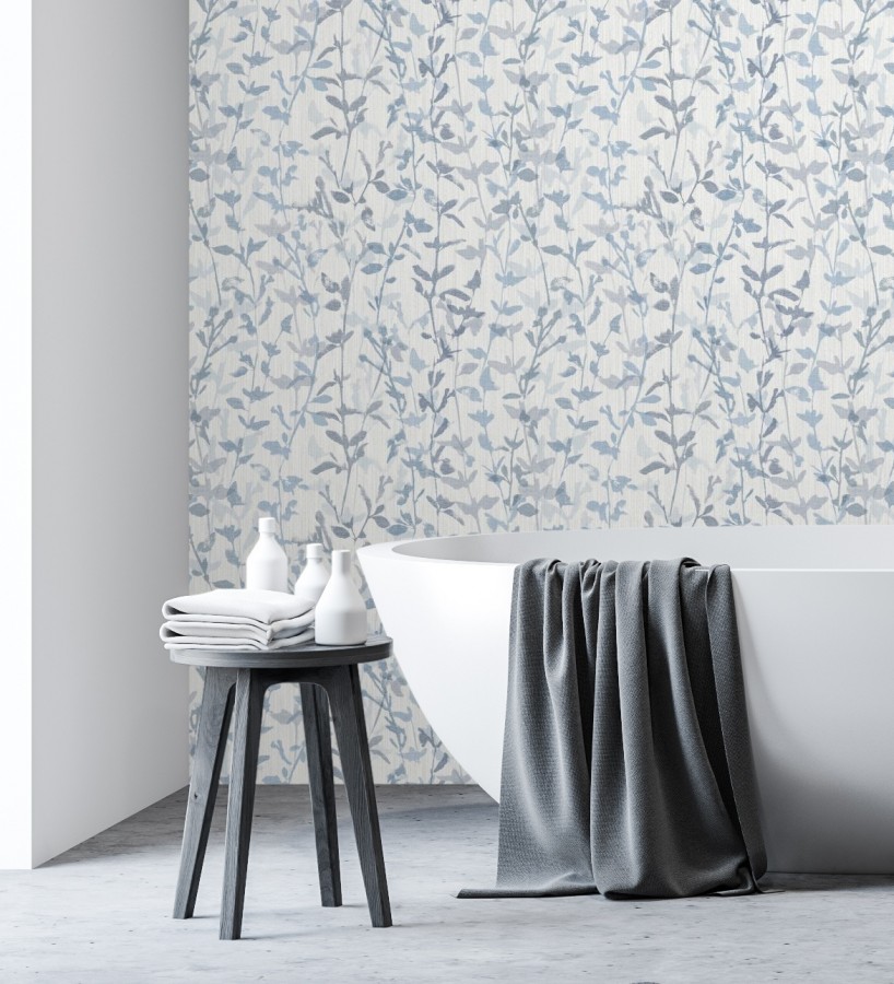 Papel pintado de ramas delgadas y hojas pequeñas  Elva Forest 680879