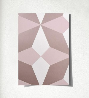 Papel pintado de estrellas grandes con detalles metalizados Luxury Stars 680901