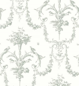 Papel pintado Casadeco Les Belles Toiles de Jouy - 87927323