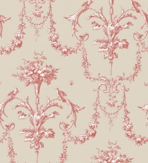 Papel pintado Casadeco Les Belles Toiles de Jouy - 87928213