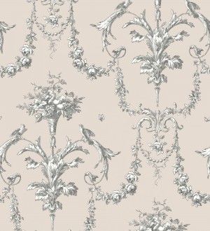 Papel pintado Casadeco Les Belles Toiles de Jouy - 87929621