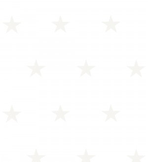 Papel pintado infantil de estrellas color blanco nácar fondo blanco roto mate Keira Stars 128296