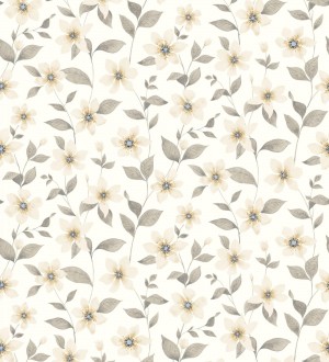 Papel pintado de flores pequeñas estilo Liberty Country Alicia Flowers 128321