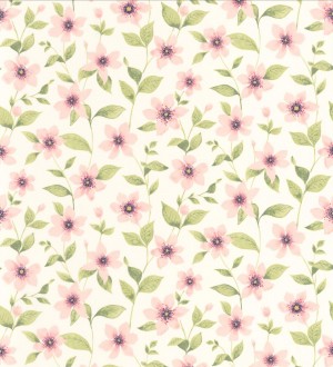 Papel pintado de flores pequeñas estilo Liberty Country Alicia Flowers 128322