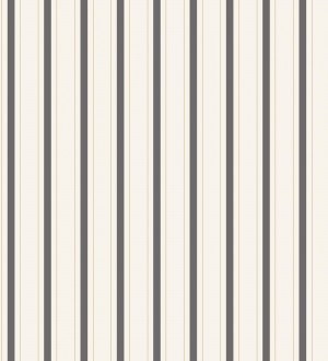 Papel pintado rayas clásicas finas negras Albert Stripes 128333