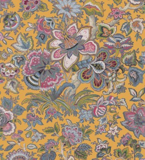 Papel pintado flores cretonas estilo hindú Charmaine 128350