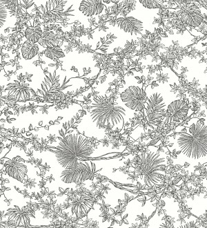 Papel pintado de plantas estilo toile de jouy Petit Minue 128355