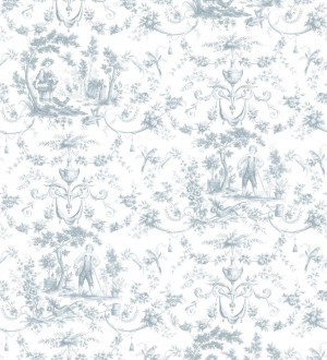 Papel pintado toile de jouy estilo francés Belmont 128361