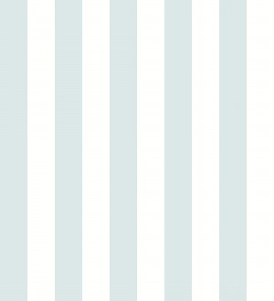 Papel pintado de rayas celeste y blanco Gary Stripes 128389