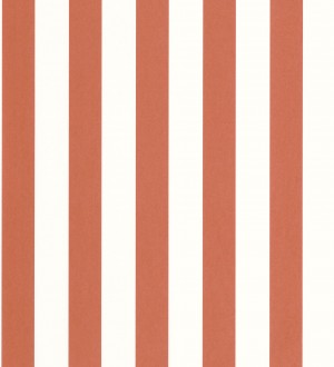 Papel pintado de rayas rojo y blanco Gary Stripes 128392