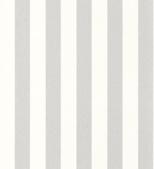 Papel pintado de rayas gris y blanco Gary Stripes 128394